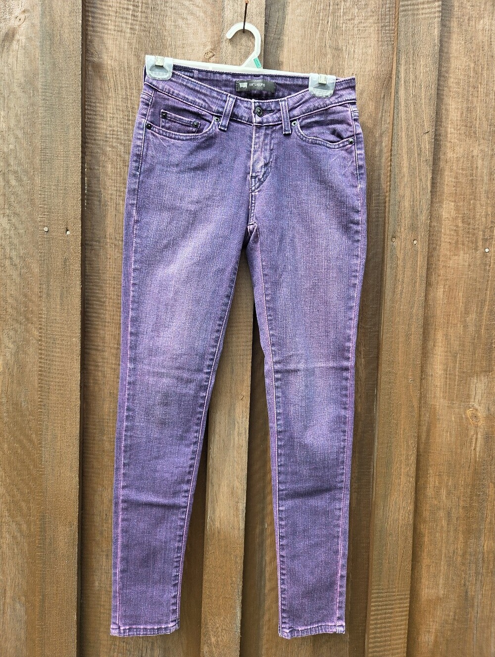 Levi's 535 Legging Purple Super Skinny Jeans